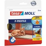 Těsnění do oken a dveří guma "P", 9 x 5,5 mm x 6 m, bílé, TESA | Zboží Auto