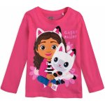 Dívčí tričko GABBYS DOLLHOUSE PANDY tmavě růžová – Zboží Dáma