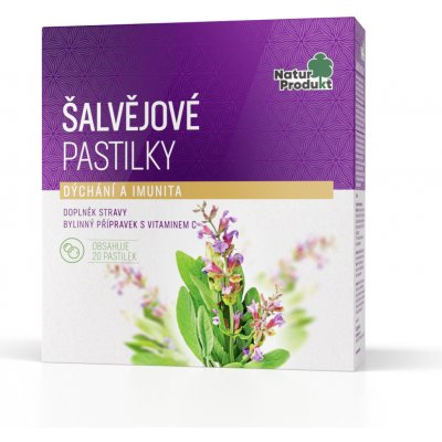 Naturprodukt Šalvejové 20 pastilek – Hledejceny.cz