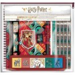 CurePink: Set školních potřeby Harry Potter: Stand Together blok pastelky propiska tužka pravítko guma ořezávátko penál [SR73454] – Hledejceny.cz