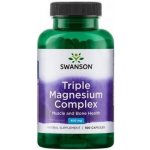 Swanson Triple Magnézium Complex 400 mg 100 kapslí – Hledejceny.cz