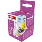 Emos LED žárovka Classic MR16 stříbrná/ GU10 3 W 32 W 345 lm studená bílá ZQ8E19 – Hledejceny.cz