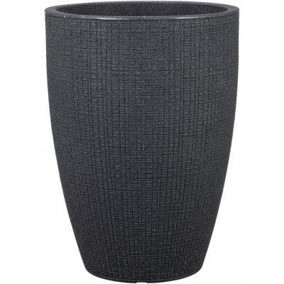 Scheurich Květináč Barceo High 29 cm x 40 cm Stony Black – Zboží Dáma