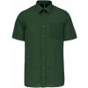 Pánská Košile Pánská košile s dlouhým rukávem Eso lesní zelená