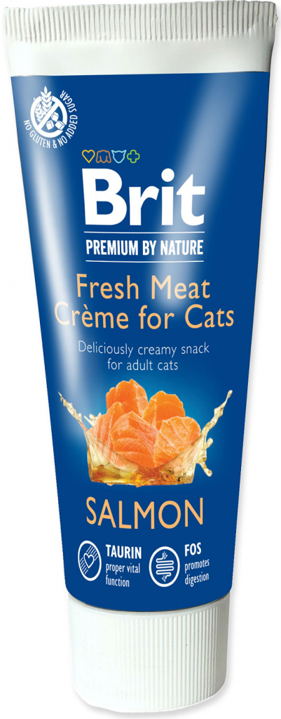 Brit Premium by Nature Cat Fresh Meat Creme Salmon 75 g