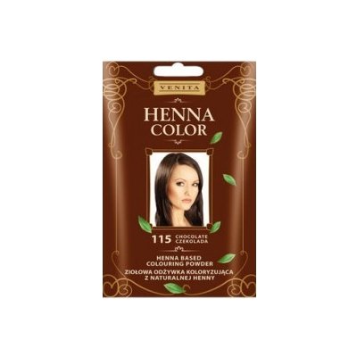 Venita Henna Color Powder barvící pudr na vlasy 115 Chocolate 25 g