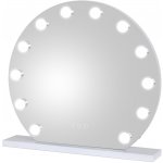ZRCADLO NA LÍČENÍ S PODSVÍCENÍM KOSMETICKÉ VE STYLU HOLLYWOOD 50CM 12 LED – Zboží Dáma