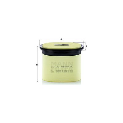Vzduchový filtr MANN-FILTER CP 23 210 – Hledejceny.cz
