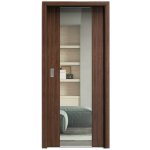 Sapeli Harmonie Komfort M40 posuvné ořech americký 80 x 210 cm Čiré sklo – Hledejceny.cz