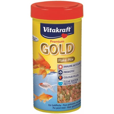 Vitakraft Premium Gold Flake-Mix 250 ml – Zboží Mobilmania