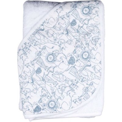 Kikko Bambusová froté osuška s kapucí XKKO BMB 90x90 Safari W/Mountain Spring – Zboží Dáma