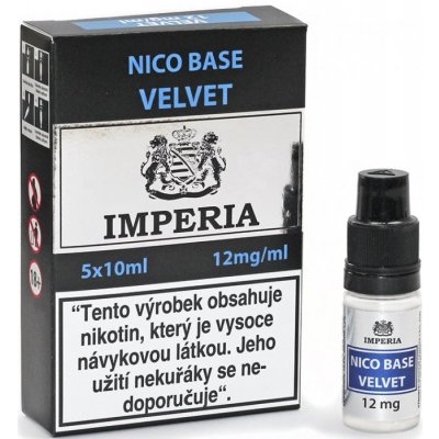 IMPERIA - 5x10ml - Nico Base Velvet (80VG/20PG) 12mg – Sleviste.cz