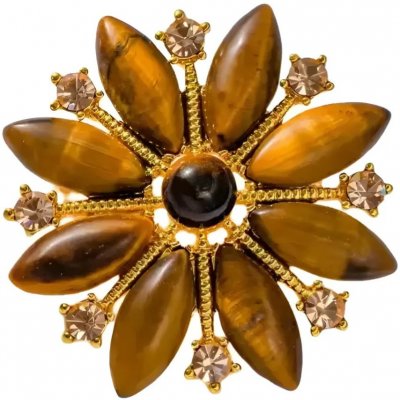Gaira brož Květ Tygří oko 3231 – Zboží Dáma