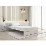 Textilomanie Ikaros Double bílá s laťkovým roštem – Hledejceny.cz