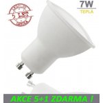 LED21 LED žárovka 7W GU10 500lm Teplá bílá, 5+1 – Zboží Dáma