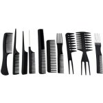 ISO Sofia sada profesionálních kadeřnických hřebenů 2568 10 ks – Zboží Dáma