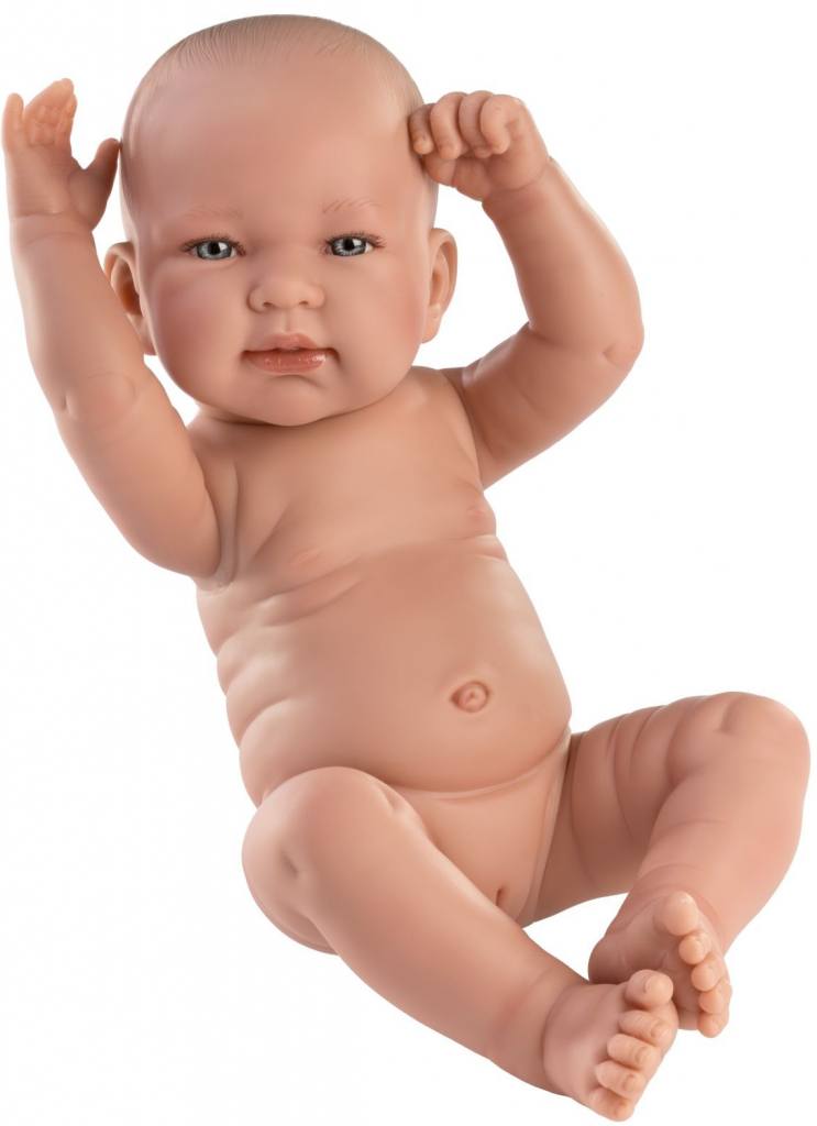Llorens 73802 NEW BORN HOLČIČKA realistická miminko s celovinylovým tělem 40 cm
