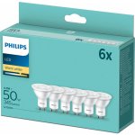 Philips žárovka LED bodová, 4,7W, GU10, teplá bílá, 6ks – Hledejceny.cz