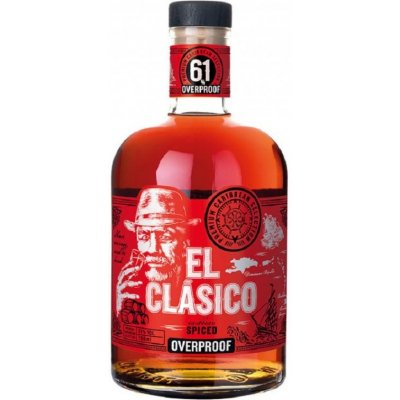 El Clásico Spiced Overproof 61% 0,7 l (holá láhev) – Hledejceny.cz