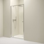 Erga Sydney, 1-křídlé výklopné sprchové dveře do otvoru 80x195 cm, 6mm čiré sklo, chromový profil, ERG-V02-SYDNEY-D080-CR – Zboží Mobilmania