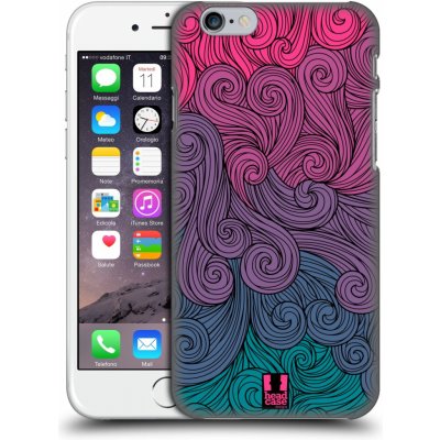 Pouzdro HEAD CASE Apple iPhone 6 Swirls Hot Pink – Zboží Mobilmania