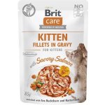Brit Care Cat Kitten Fillets in Gravy Savory Salmon 85 g – Sleviste.cz