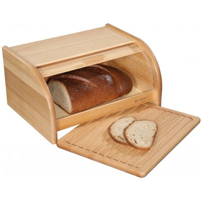Zassenhaus COUNTRY Dřevěný chlebník 40x30x20 cm buk s krájecím prkénkem
