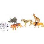 Teddies Zvířátka safari ZOO 9-10 cm 6 ks – Zboží Dáma