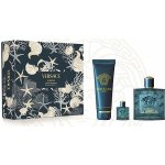 Versace Eros Versace Eros parfémovaná voda 100 ml + parfémovaný sprchový gel 150 ml + parfémovaná voda 5 ml – Zboží Dáma