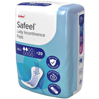 Dr.Max Safeel Lady Incontinence Pads Mini 20 ks – Zboží Mobilmania