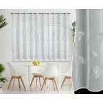 Záclona vějíř stříbrný - 150 x 300 cm – Zboží Mobilmania