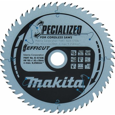 Makita B-57336 pilový kotouč Efficut 165x20 56T – Hledejceny.cz