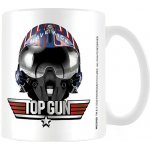 CurePink Bílý keramický hrnek Top Gun Maverick Helmet 315 ml – Hledejceny.cz