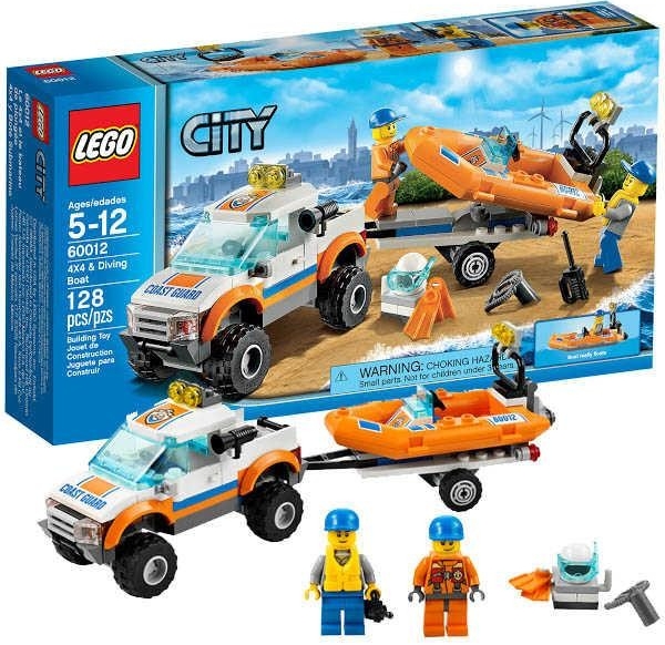 LEGO® City 60012 Džíp 4x4 a potápěčský člun od 799 Kč - Heureka.cz