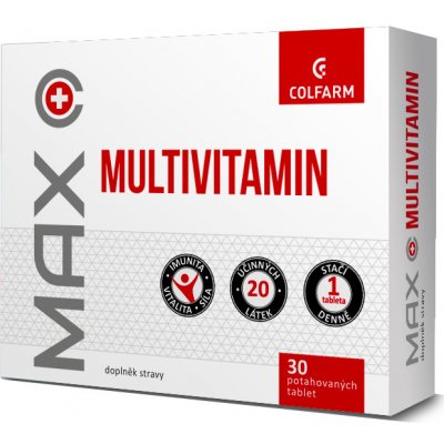Colfarm MAX Multivitamin 30 tablet – Hledejceny.cz
