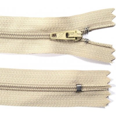 Spirálový zip no.3 nerozepínací 40cm - více barev color: 707 béžová světlá – Hledejceny.cz