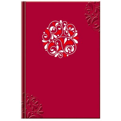 BB ART Notes Folk vzor červený – Hledejceny.cz