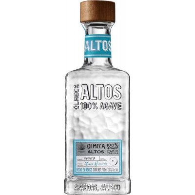 Olmeca Altos Platal Tequila 38% 0,7 l (holá láhev) – Zboží Mobilmania