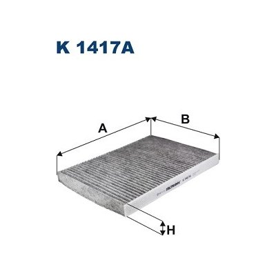 Filtr, vzduch v interiéru FILTRON K 1417A (K1417A) – Hledejceny.cz