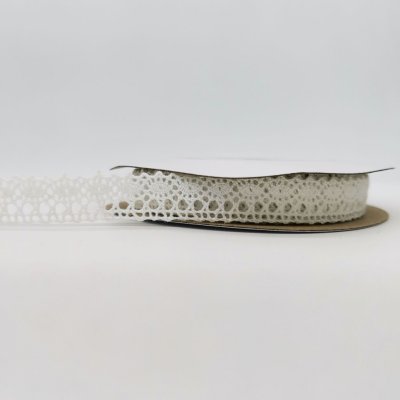 Látková krajková stuha 1,5/5y - bílá – Zboží Dáma