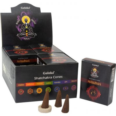 Goloka Vonné kužely Chakra 10 ks – Zboží Dáma