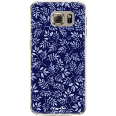 Pouzdro iSaprio - Blue Leaves 05 - Samsung Galaxy S6 Edge