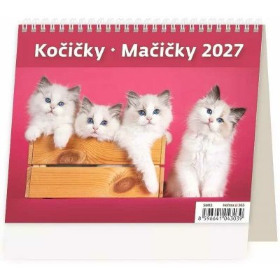 Stolní Kočičky MiniMax týdenní 2027 – Zboží Dáma