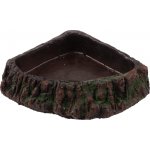 Repti Planet miska rohová tmavá 15 x 15 x 4 cm – Zboží Dáma