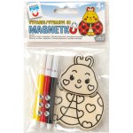 ARGUS Kreativní tvoření vybarvi si magnetku beruška 19260012 – Zboží Dáma