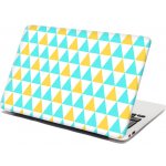 Sablio Samolepka na notebook Dvoubarevné trojúhelníky - 29x20 cm – Zboží Živě