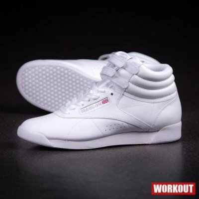 Freestyle Hi Ladies Trainers white