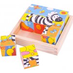 Dino obrázkové kostky Safari 12 kostek – Zboží Dáma