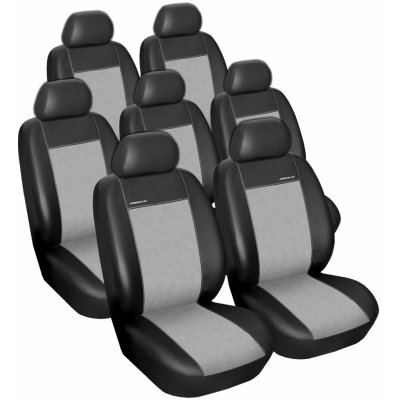 Autopotah Automega SEAT ALHAMBRA II, 2010, 7 míst, Eko kůže šedé – Zboží Mobilmania