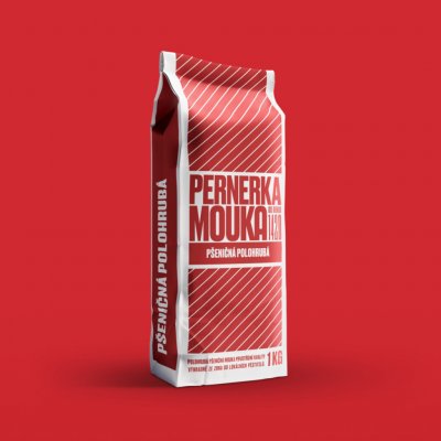 Mlýn Perner Svijany Pernerka Pšeničná mouka polohrubá 1 kg – Zboží Dáma